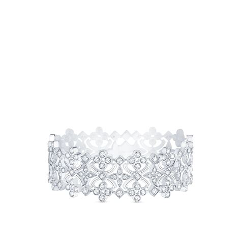 Dentelle Masterpiece Bracelet, White Gold And Diamonds